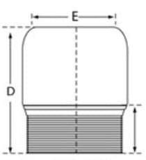 DIMENSIONES de Tapón redondo